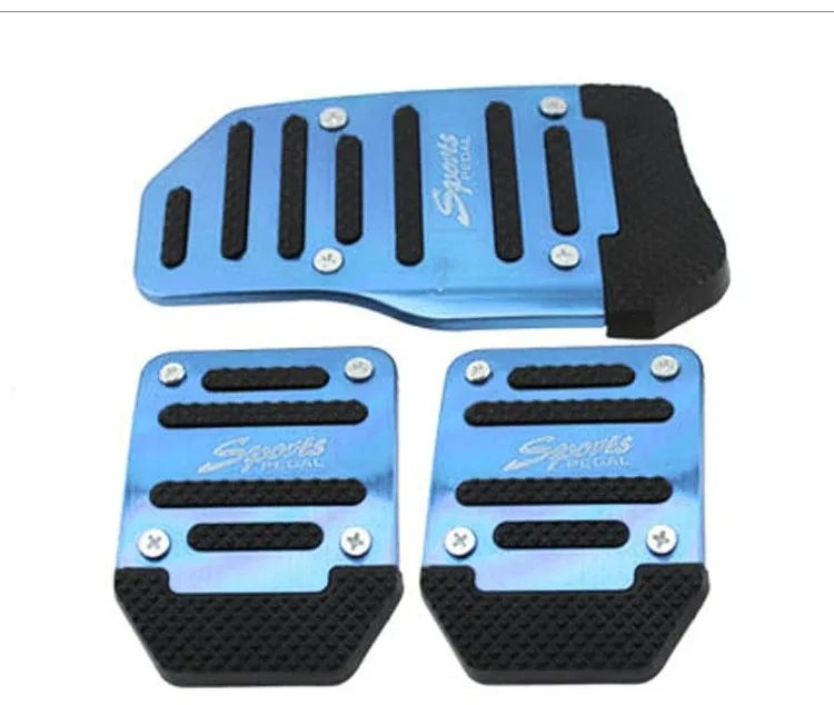 Universal Car Pedal Cover,2/3 pieces of car pedals, car supplies, car anti-skid pedals, manual transmission (3 pieces) / automatic (2 pieces), accelerator brake pedal