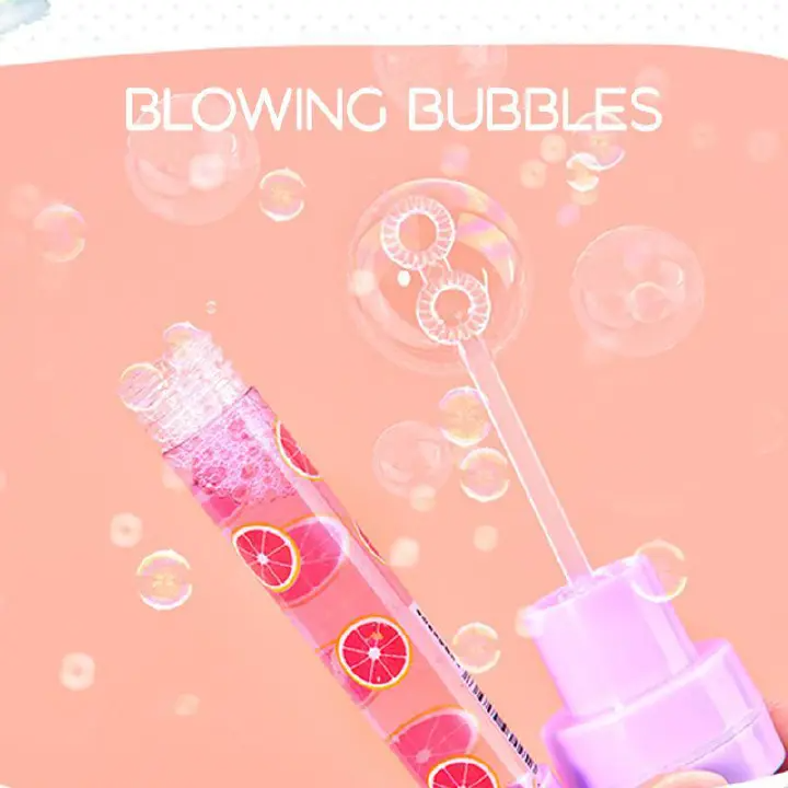 5 In 1 Children Cute Multifunctional Bubble Roller Funny Pen Seal Ballpoint Magic with Stationery Girl Light Pen Children's Q8L3