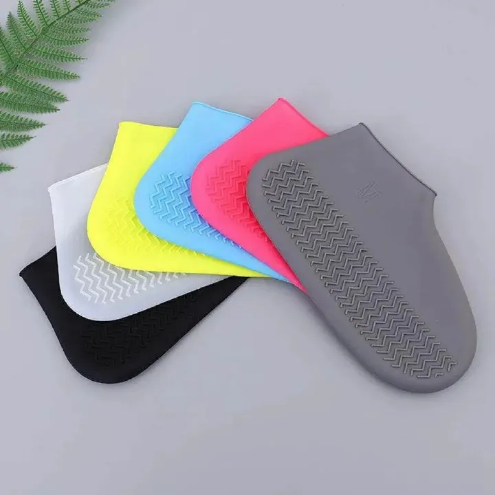 Waterproof Shoe Covers Silicone Material Unisex Shoes Protectors Rain Boots for Outdoor Rainy Days