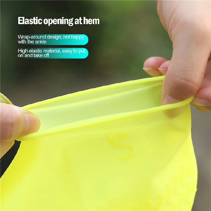Waterproof Shoe Covers Silicone Material Unisex Shoes Protectors Rain Boots for Outdoor Rainy Days