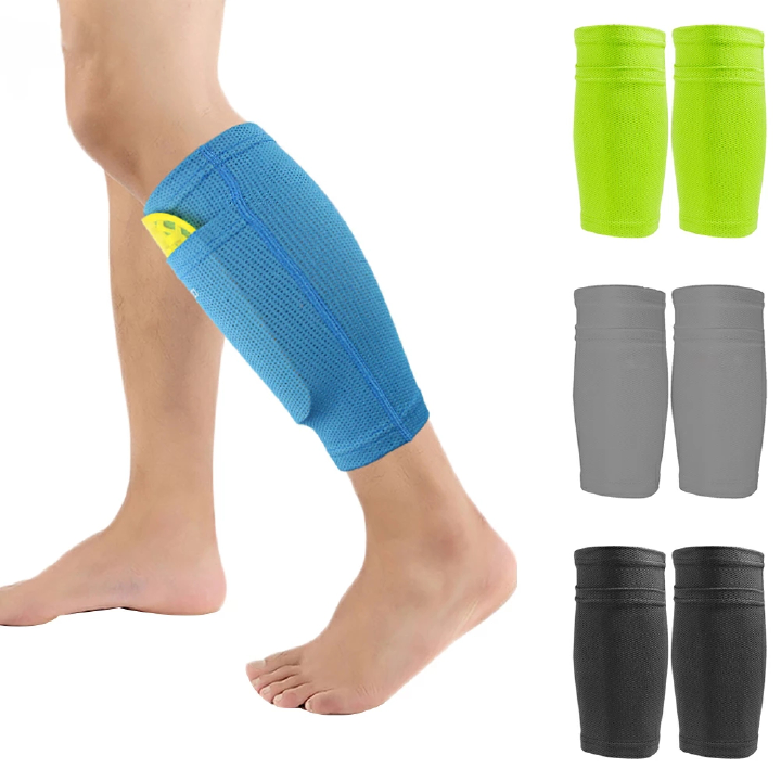 Soccer Football Shin Guard Teens Socks,1 Pair Soccer Shin Guards for Kids Youth Adults Sleeves Flexible Soccer Shin Guard Leg Support Soccer Shin Guard Sleeve