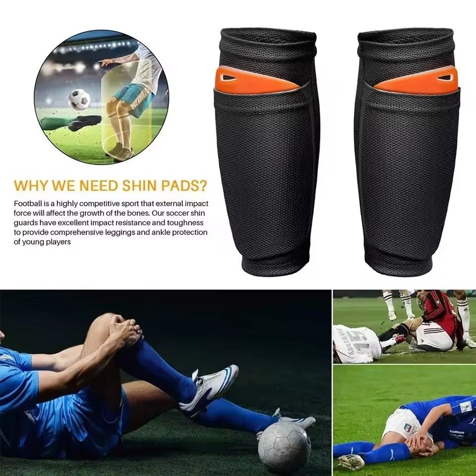 Soccer Football Shin Guard Teens Socks,1 Pair Soccer Shin Guards for Kids Youth Adults Sleeves Flexible Soccer Shin Guard Leg Support Soccer Shin Guard Sleeve