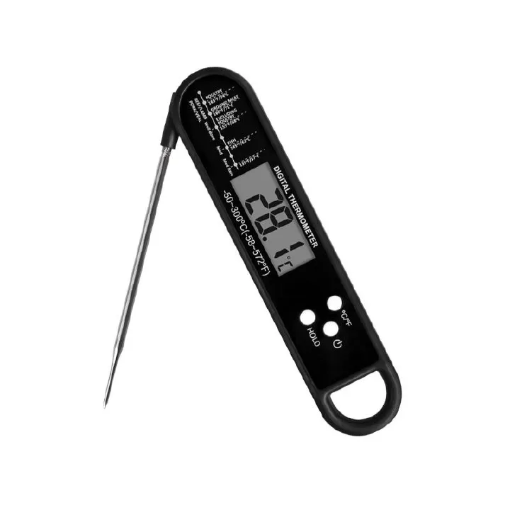 Digital Meat Thermometer Instant Read Waterproof Food BBQ Thermometer Backlight Calibration Thermometer Kitchen Outdoor Cooking