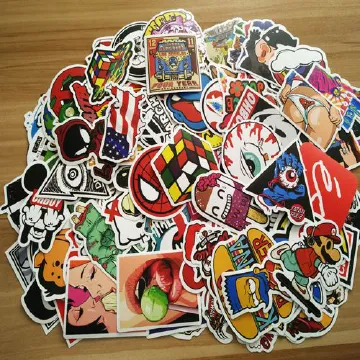 100PCS Fashion Style Graffiti Stickers DIY Luggage Laptop Skateboard Car Motorcycle Bicycle Stickers