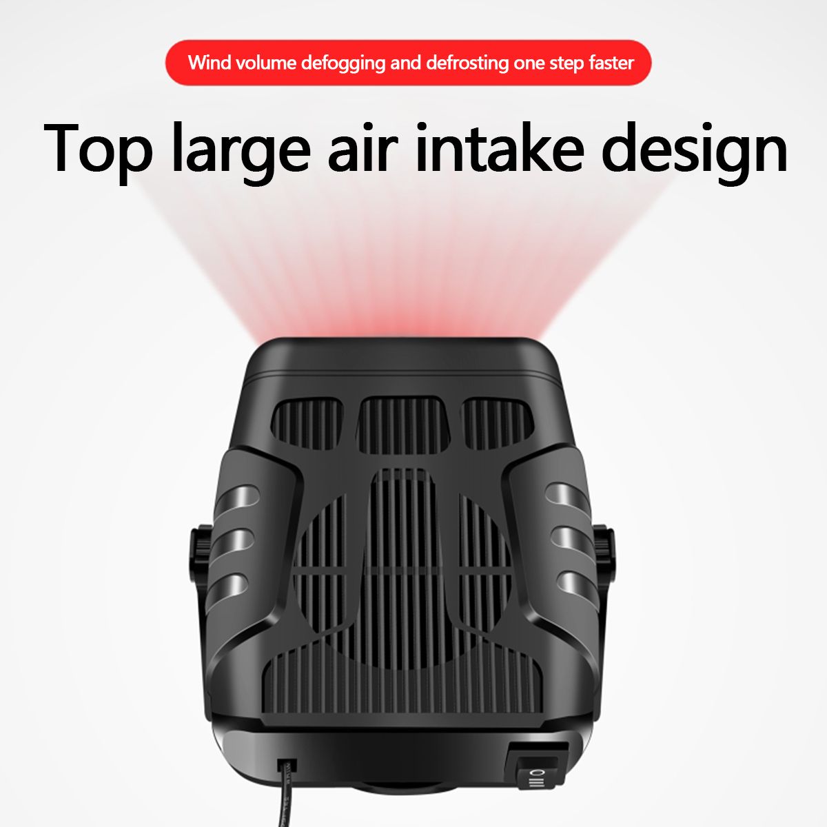 12V/24V Portable Car Heater Electric Cooling Heating Fan 4 IN 1 Electric Dryer Windshield Defogging Demister Defroster 120W