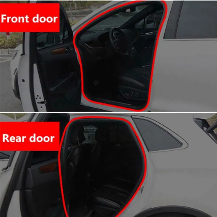 BL 5M L-Type Thicken Car Door Hood Trunk Edge Sound Insulation Rubber Seal Strips Auto Weatherstrip
