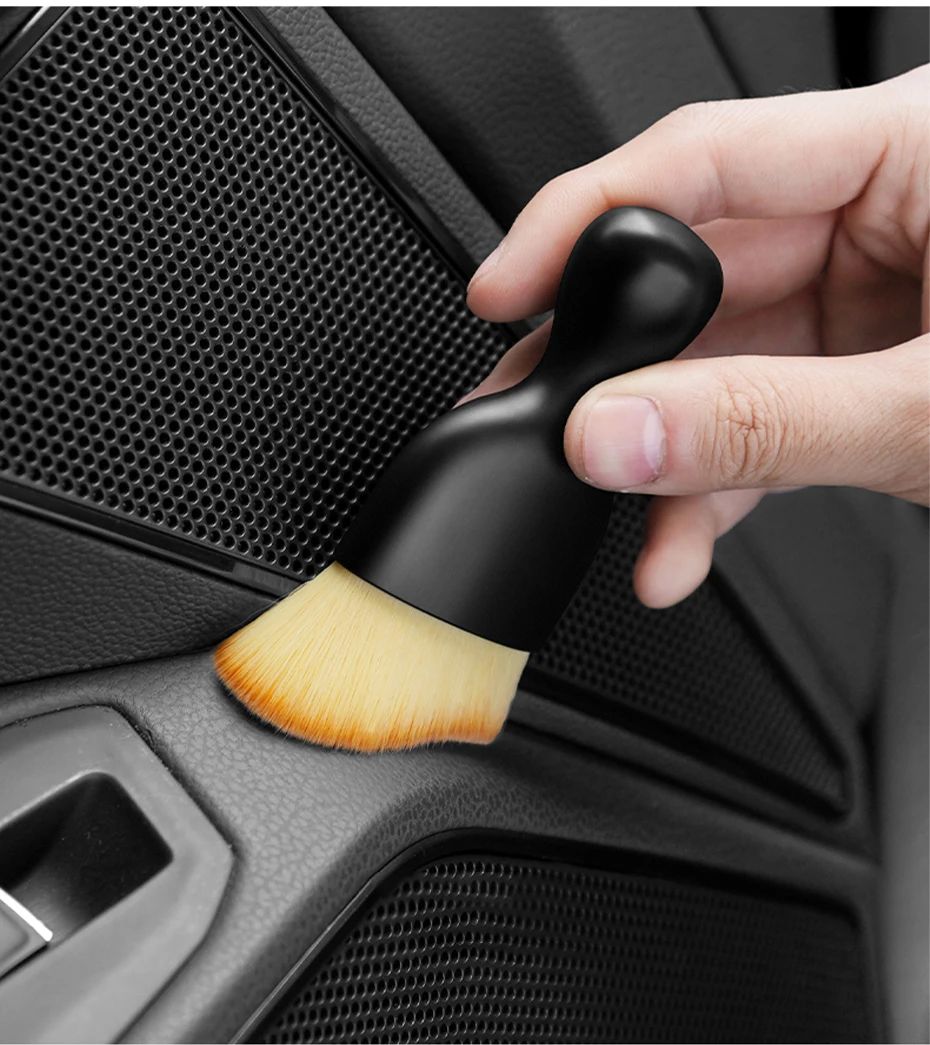 Car Interior Dust Sweeping Soft Brush Car Washing Tool Keyboard Gap Car Dust Brush Detailing Cleaning Brush Car Care