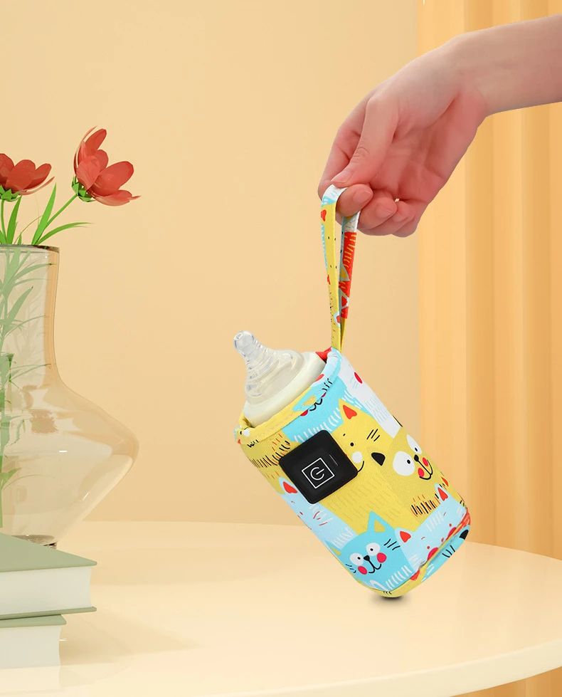 USB Milk Water Warmer, Travel Stroller Insulated Bag, Nursing Bottle Heater, Portable Bottle Feeding Warmer, Christmas, Hallowee