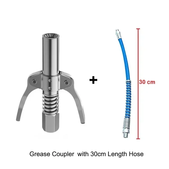 Grease Gun Coupler 10000 PSI NPTI/8 Oil Pump Quick Release Grease Tip Tool Car Syringe Lubricant Tip Grease Nozzle for Repair