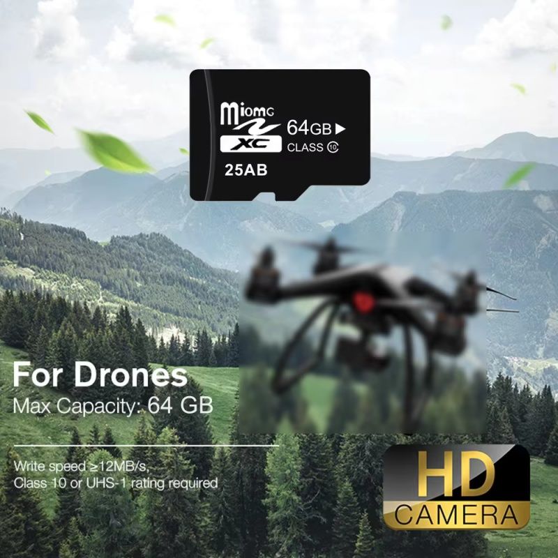 Memory Card 3.0 TF High Speed 16GB & 32GB Flash Micro SD Memory Card with Adapter for Mobile Device Storage Phone, Tablet, Drone & Full HD Video Recording