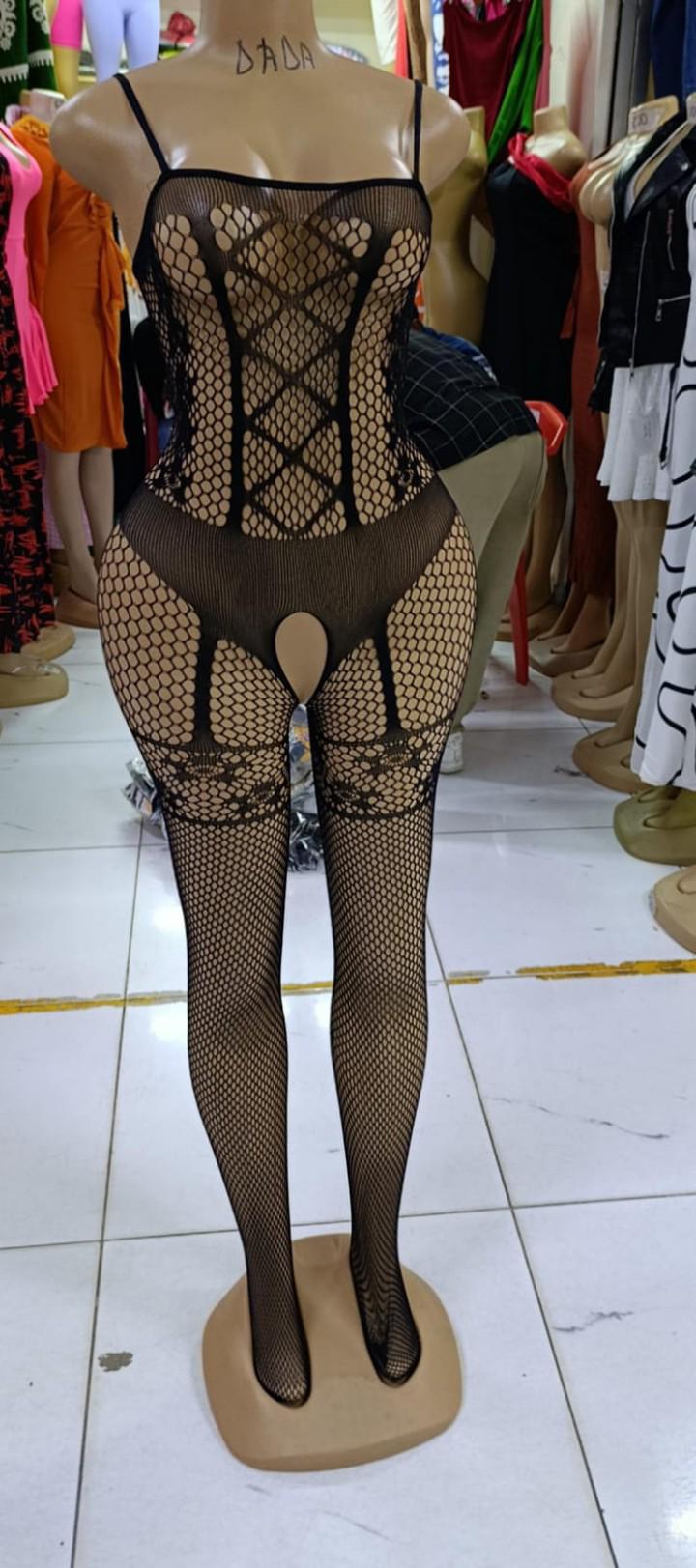 Best price for Alluring Seductive Lace-Accented Fishnet Bodystocking ...