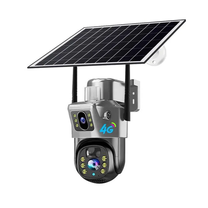Dual Lens 4G or Wi-Fi Solar Camera 6MP Battery Powered Wireless Waterproof Network CCTV 4G or Wi-Fi Solar Camera