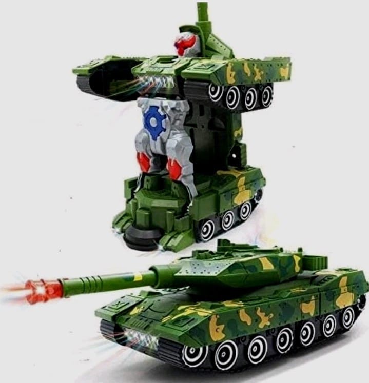 Transformer robot military army toy car