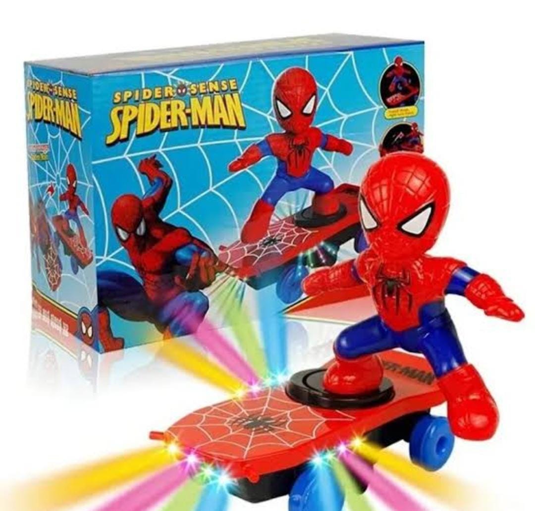 spiderman light up ride on toy