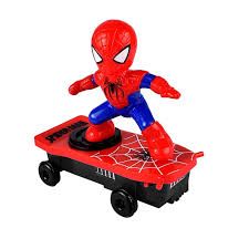 spiderman light up ride on toy