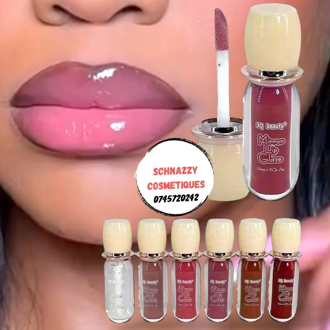 Mirror Glaze Lips Moist Oil 3pcs Trendy Nudes Ombre Pout Subtle Color Glossy Lipoil Lipstick 3pcs Beaute Lippies Glide Smoothly Liquid Lipstick Set Highly Pigmented Long Lasting Non-Sticky view 3