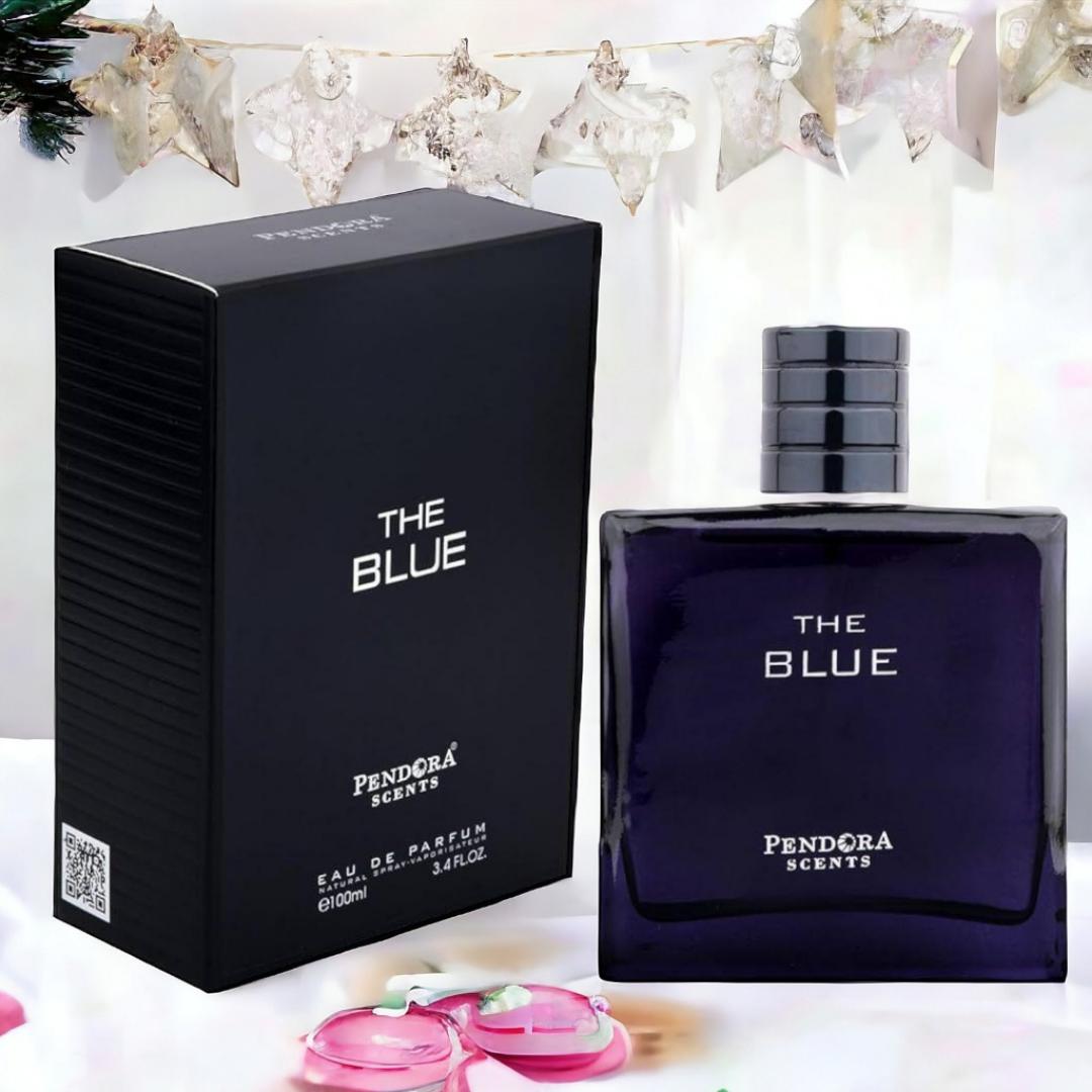 The Blue Pendora Scents by Paris Corner is a masculine fragrance from the oriental woody fruity family inspired by Bleu Chanel Perfume