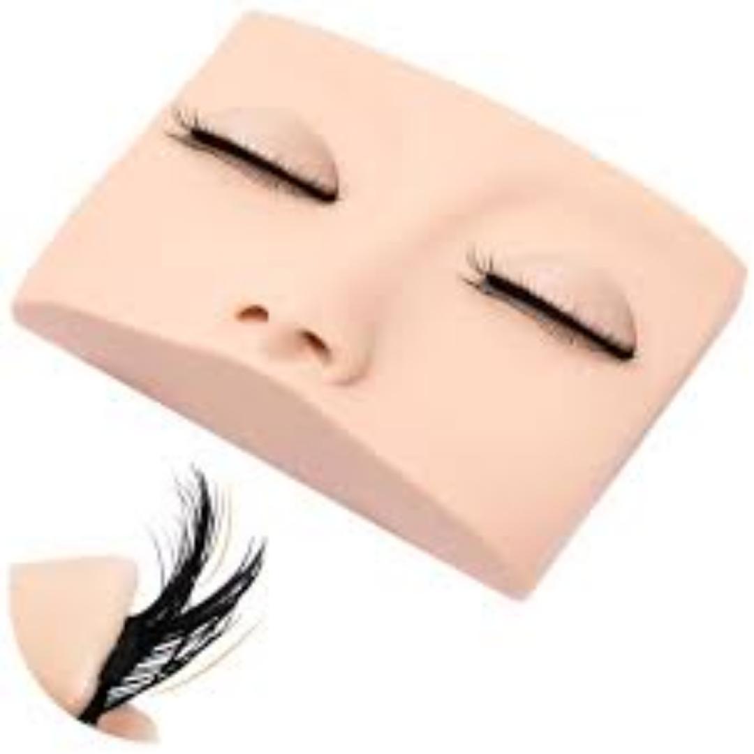 LASH KIT REALISTIC SKIN TEXTURE MAKE UP PRACTICE BOARD KIT FOR BEGINNERS FACE MANNEQUIN MAKEUP DOLL EYELASH MANNEQUIN MUA MAKEUP ARTISTS MAKE UP ACADEMY MAKE UP ACCESSORY COSMETIC PRACTICE