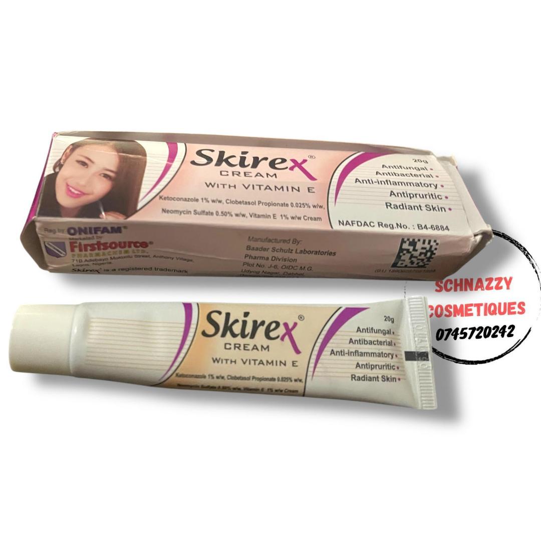 SKIREX CREAM with Vitamin E for Skin Conditions Smoothen Clear Eruptions used to eliminate many skin bacteria