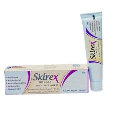 SKIREX CREAM with Vitamin E for Skin Conditions Smoothen Clear Eruptions used to eliminate many skin bacteria