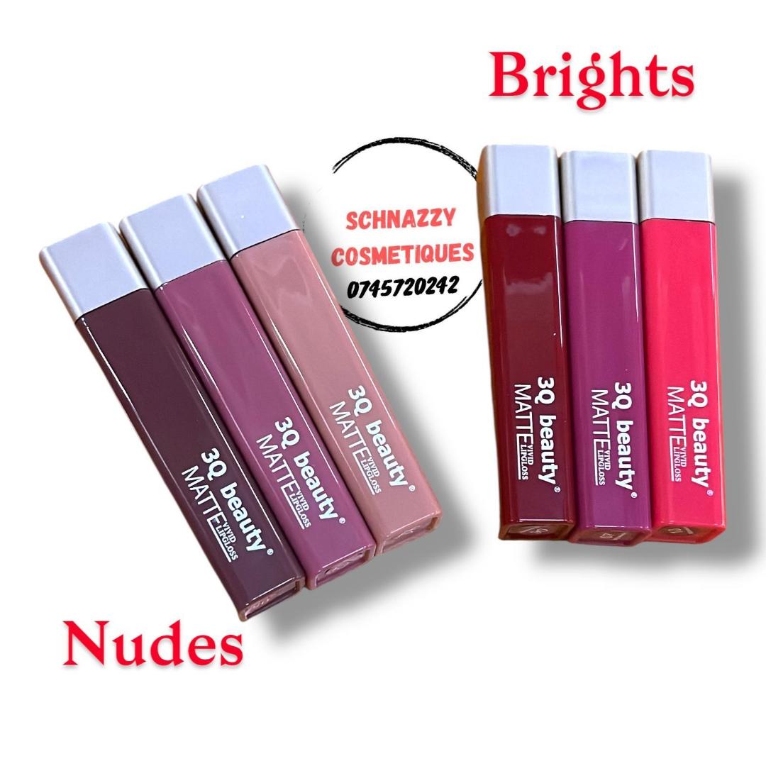 3pcs Assorted Matte Lipsticks Waterproof Makeup Long Lasting Daily Makeup Use | Lip Gloss For Girls, Women