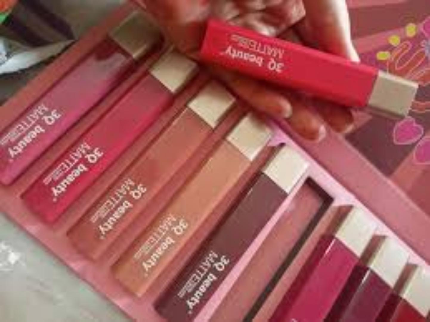 3pcs Assorted Matte Lipsticks Waterproof Makeup Long Lasting Daily Makeup Use | Lip Gloss For Girls, Women view 4