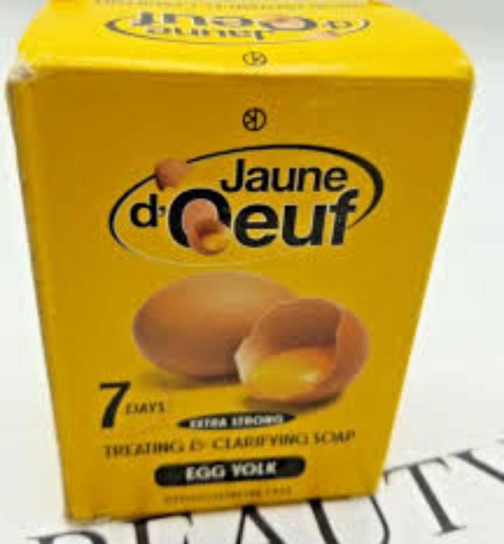 Jaune D'oeuf The Original Egg Soap Treating Melasma Redness Clarifies and Evens Out Complexion Nourishes and Softens Skin