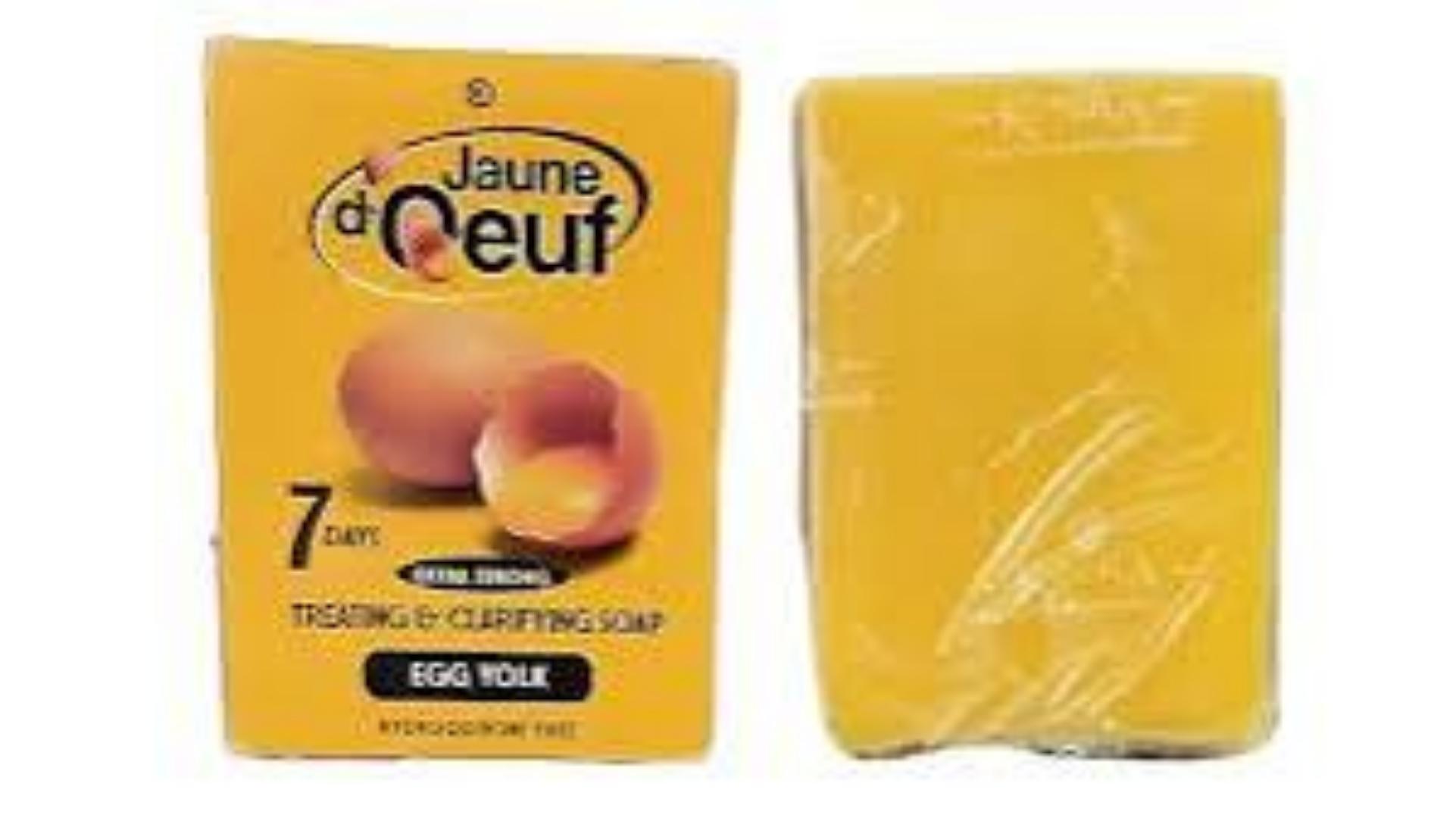 Jaune D'oeuf The Original Egg Soap Treating Melasma Redness Clarifies and Evens Out Complexion Nourishes and Softens Skin