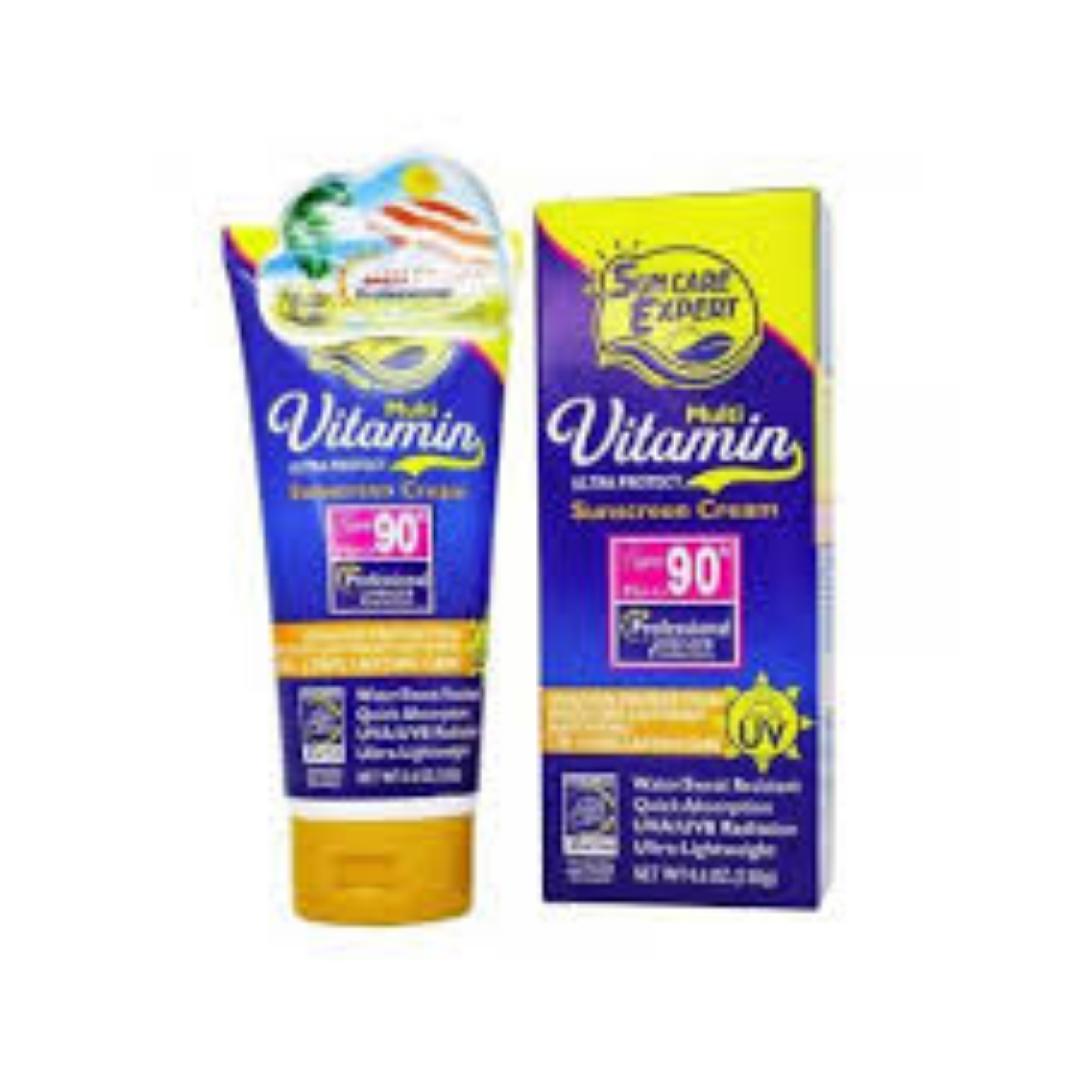 Sun Care Expert Children Sunscreen Kind to Skin SPF Soothing High Protect Sun Cream UVA UVB SPF Lightweight Kids Sunscreen Suncream Sunblock Baby Sunscreen