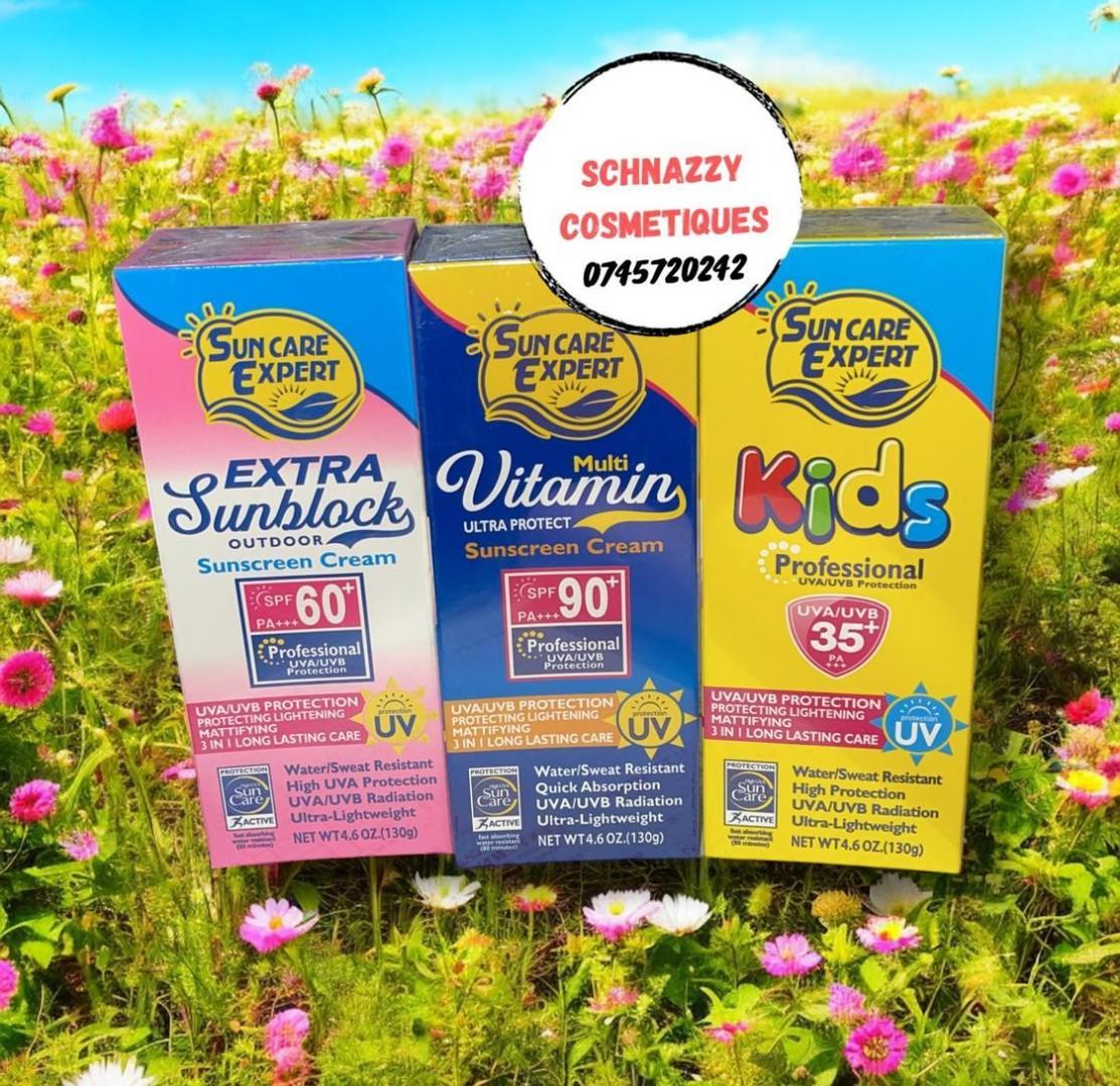 Sun Care Expert Children Sunscreen Kind to Skin SPF Soothing High Protect Sun Cream UVA UVB SPF Lightweight Kids Sunscreen Suncream Sunblock Baby Sunscreen