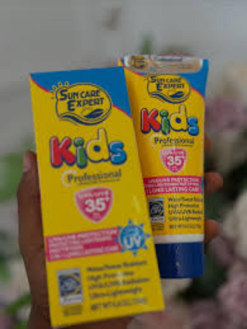 Sun Care Expert Children Sunscreen Kind to Skin SPF Soothing High Protect Sun Cream UVA UVB SPF Lightweight Kids Sunscreen Suncream Sunblock Baby Sunscreen