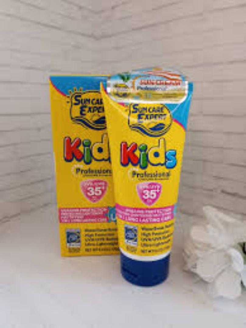 Sun Care Expert Children Sunscreen Kind to Skin SPF Soothing High Protect Sun Cream UVA UVB SPF Lightweight Kids Sunscreen Suncream Sunblock Baby Sunscreen