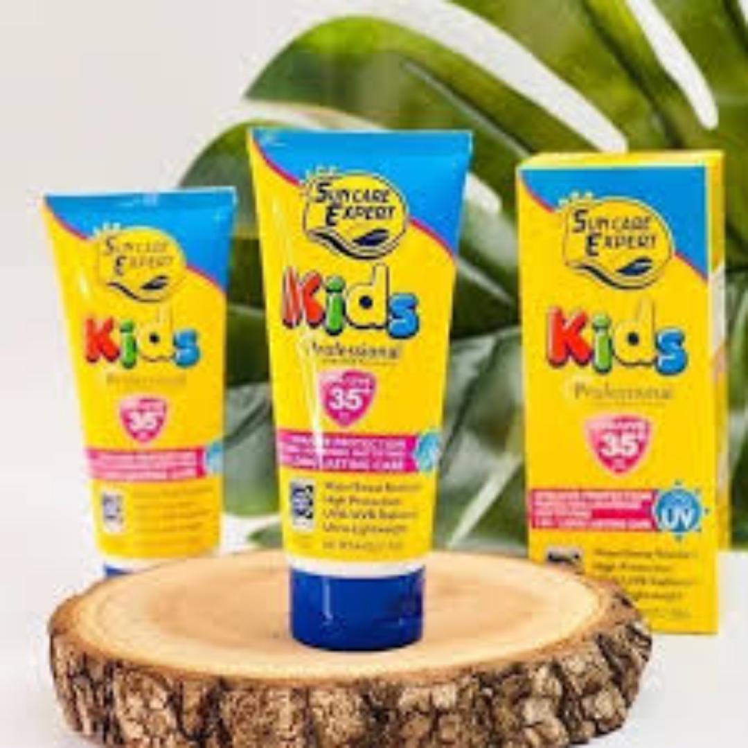 Sun Care Expert Children Sunscreen Kind to Skin SPF Soothing High Protect Sun Cream UVA UVB SPF Lightweight Kids Sunscreen Suncream Sunblock Baby Sunscreen