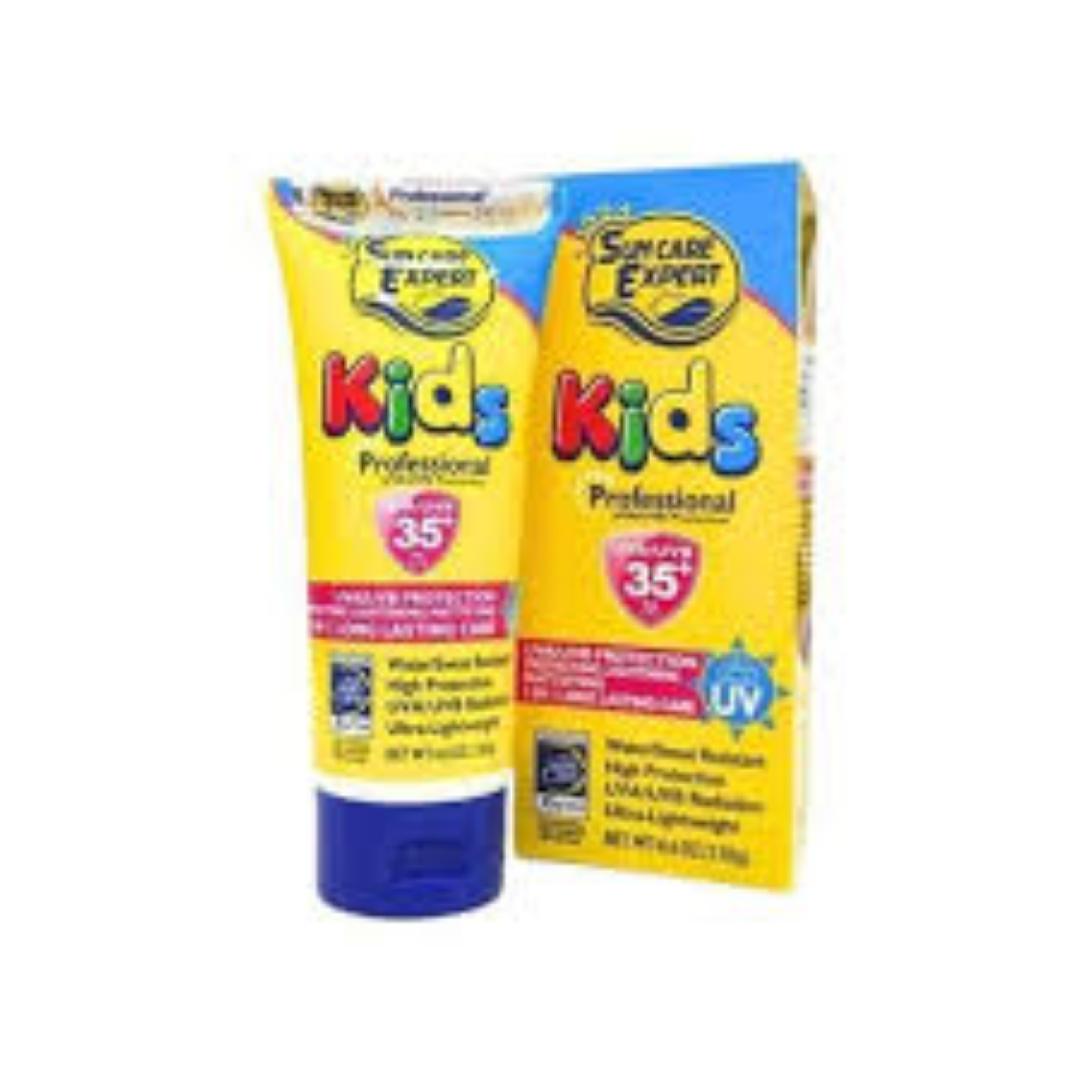 Sun Care Expert Children Sunscreen Kind to Skin SPF Soothing High Protect Sun Cream UVA UVB SPF Lightweight Kids Sunscreen Suncream Sunblock Baby Sunscreen