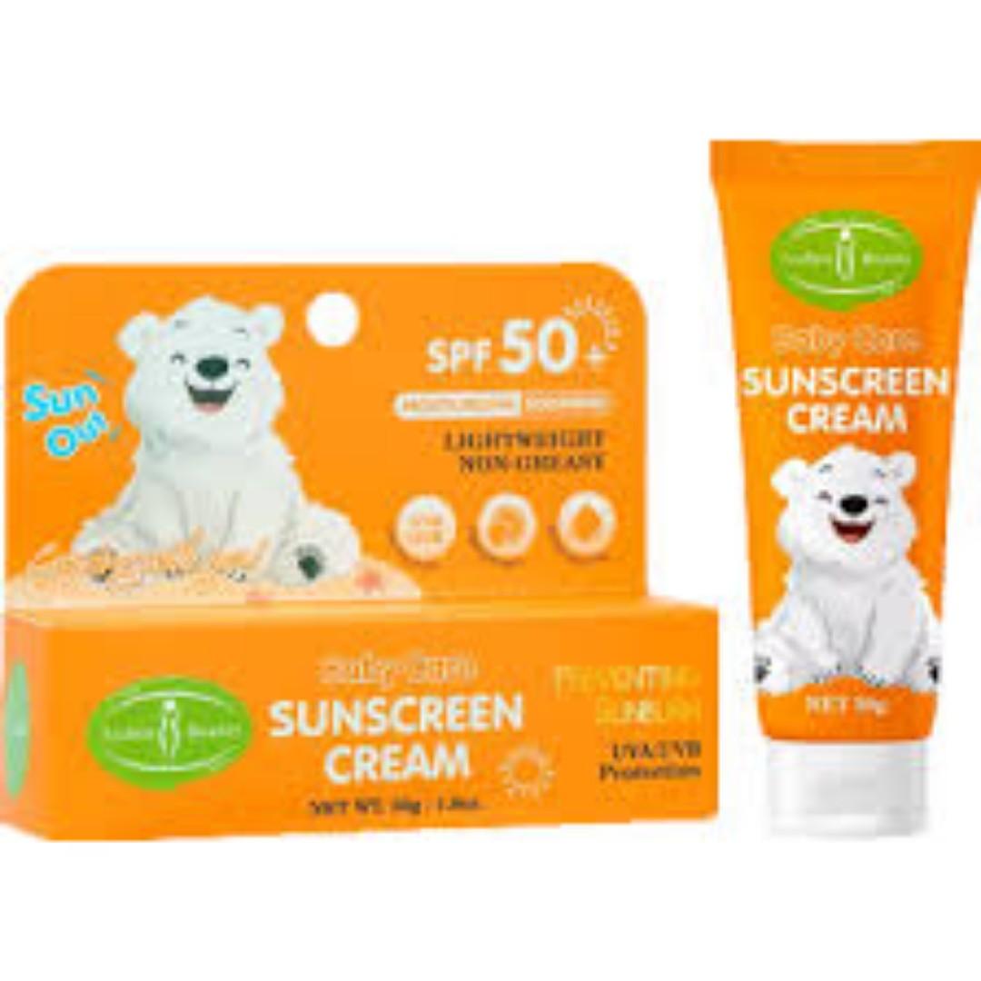 Children Sunscreen Spf 50 Kind to Skin Soothing High Protect Sun Cream UVA UVB SPF Lightweight Kids Sunscreen Suncream Sunblock Baby Sunscreen