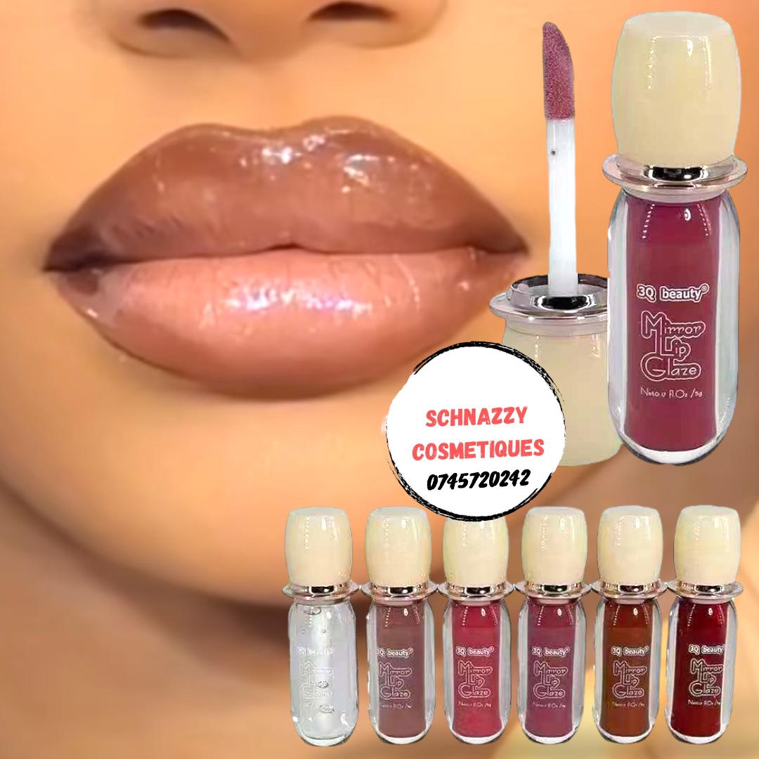 Mirror Glaze Lips Moist Oil 3pcs Trendy Nudes Ombre Pout Subtle Color Glossy Lipoil Lipstick 3pcs Beaute Lippies Glide Smoothly Liquid Lipstick Set Highly Pigmented Long Lasting Non-Sticky view 4