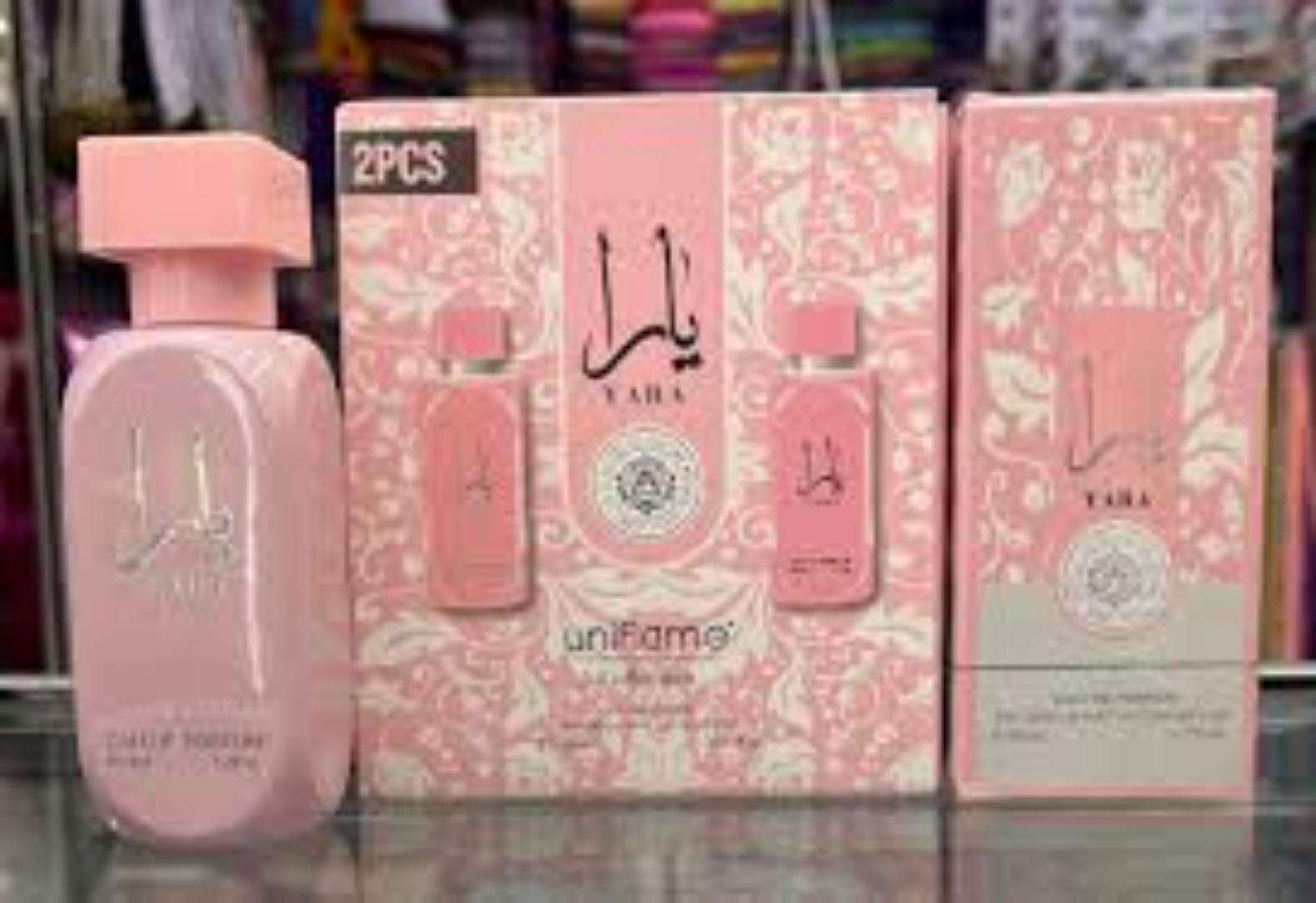 Perfume Yara Pink 50ml Yara Rose Sweet Fragrance for Women Luxurious Oriental Spicy,