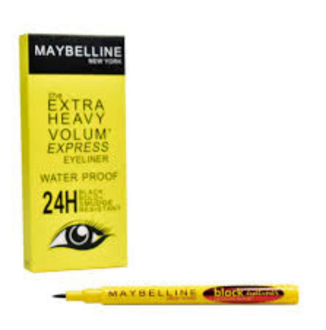 Extra Heavy Volum Express Eyeliner Waterproof 24HR Black Bold Smudge ResistantBlack,Smudge resistant,Bold Eyeliner view 8