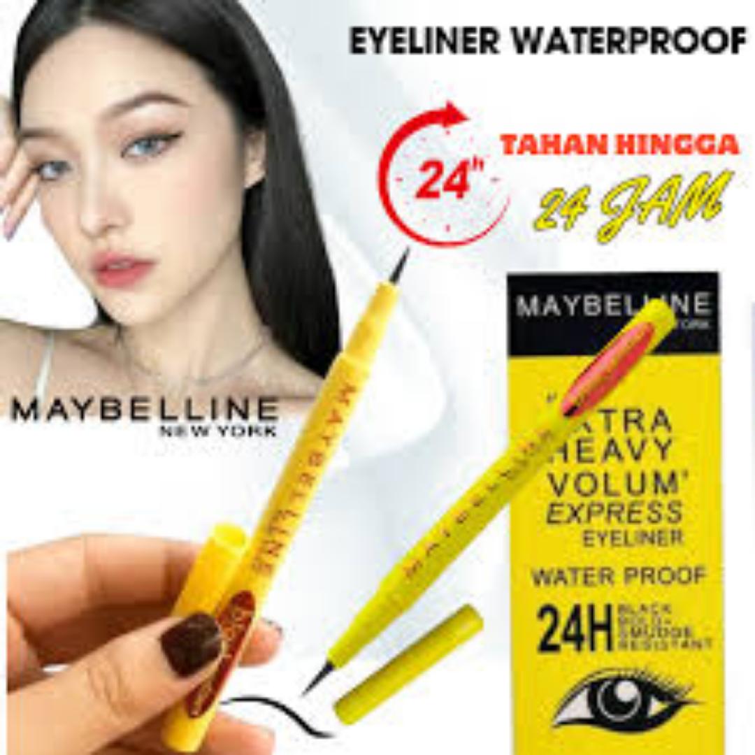 Extra Heavy Volum Express Eyeliner Waterproof 24HR Black Bold Smudge ResistantBlack,Smudge resistant,Bold Eyeliner view 7