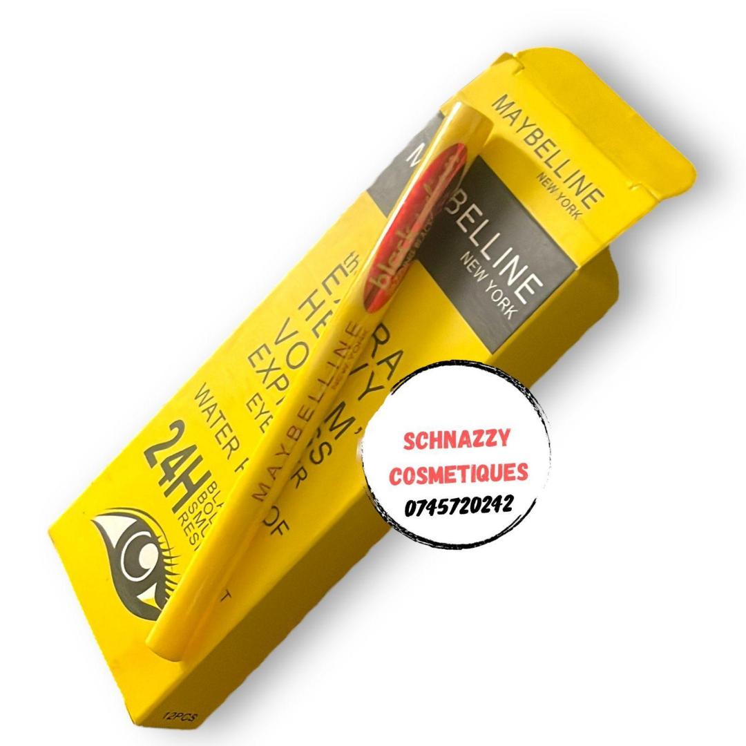 Extra Heavy Volum Express Eyeliner Waterproof 24HR Black Bold Smudge ResistantBlack,Smudge resistant,Bold Eyeliner