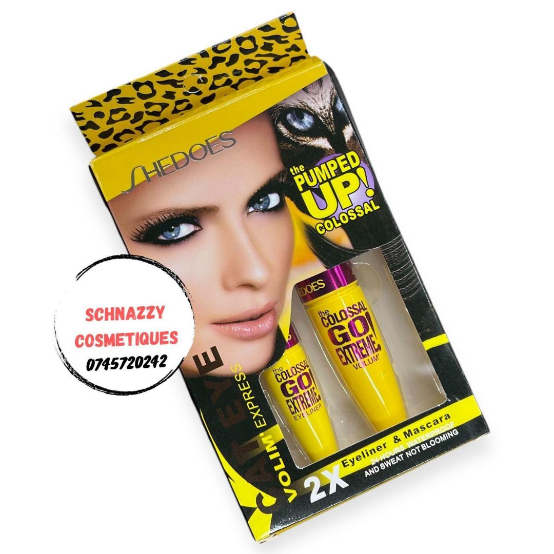 Bold Black Mascara Plumps your Lashes for a Full Volumized Lash Impact Maximum Lash Effect Without Clumping Megaa Colossal Mascara