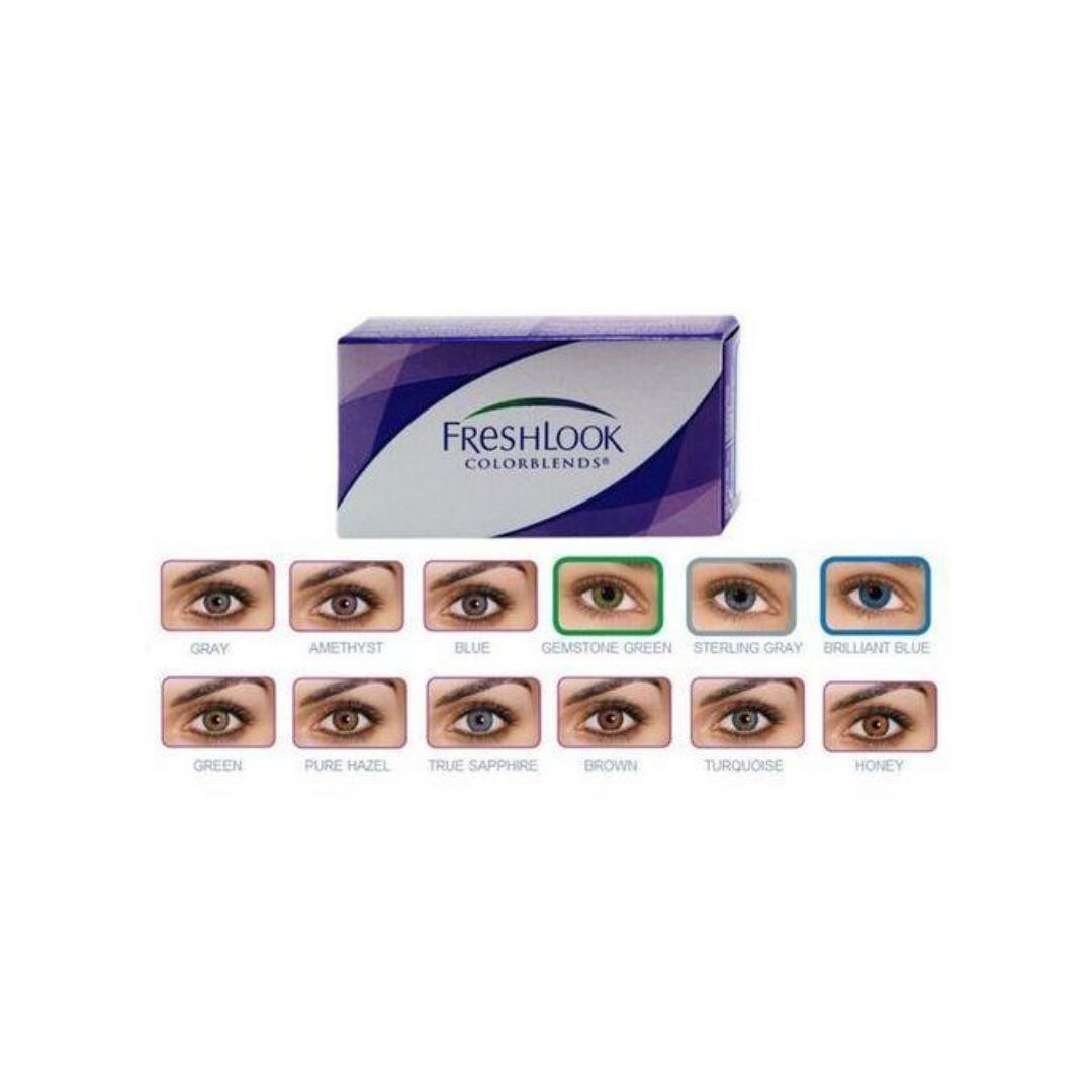 Blue Eye Contacts Color Soft Contact Lenses Beauty Cosmetic Aesthetic Use 0.00 No Power Degree Non-Prescriptive