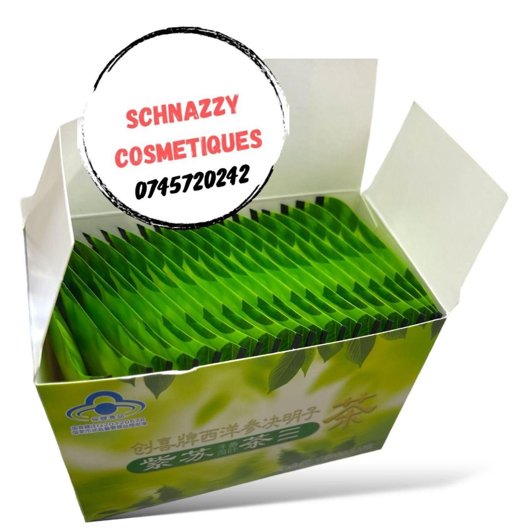 Effective (WORKS!) Chinese Studied Tested Herbal Weightloss Slimming Formulation Tea UNISEX- CASSIA HAWTHORNE GINSENG PERILLA 2.5g x 20