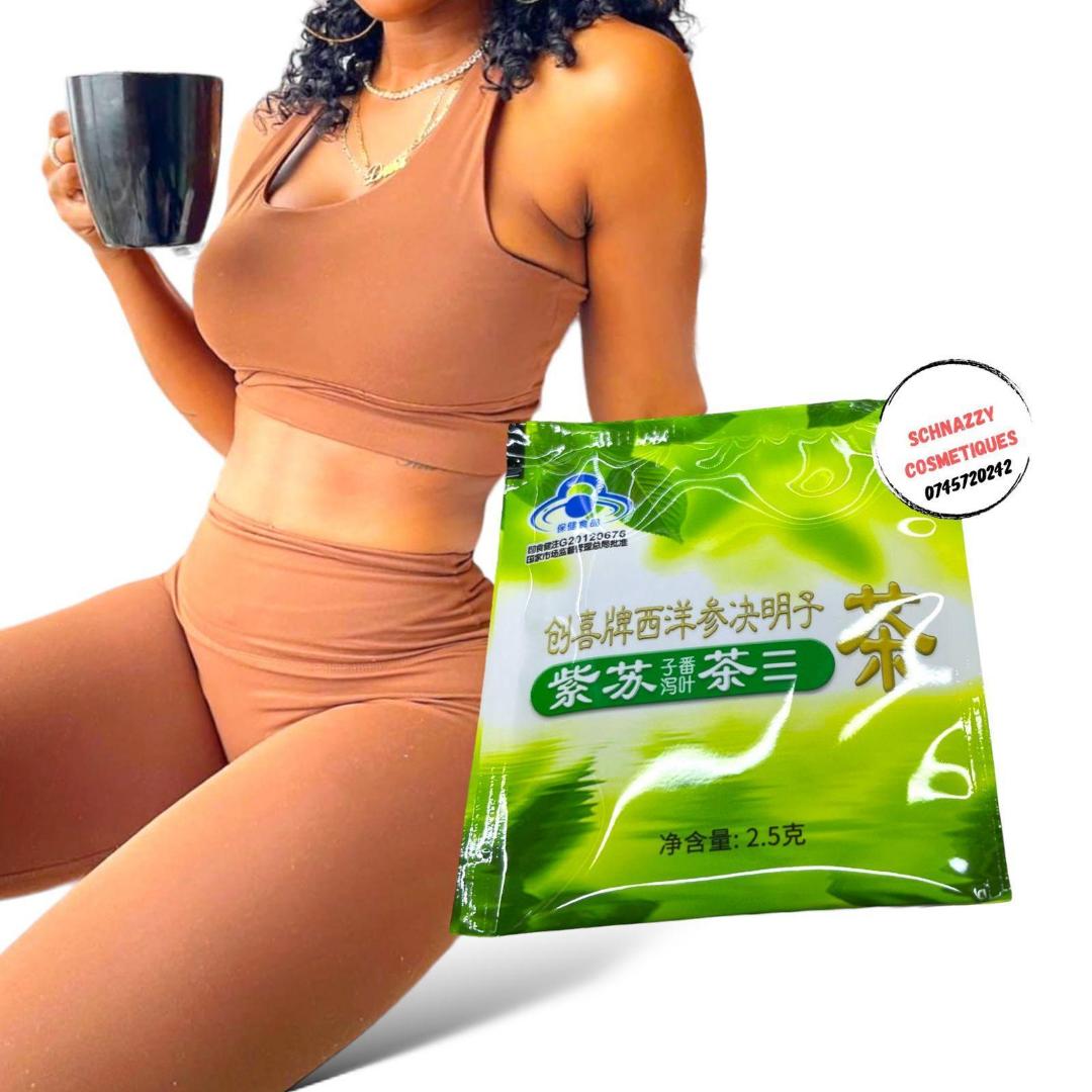Effective (WORKS!) Chinese Studied Tested Herbal Weightloss Slimming Formulation Tea UNISEX- CASSIA HAWTHORNE GINSENG PERILLA 2.5g x 20