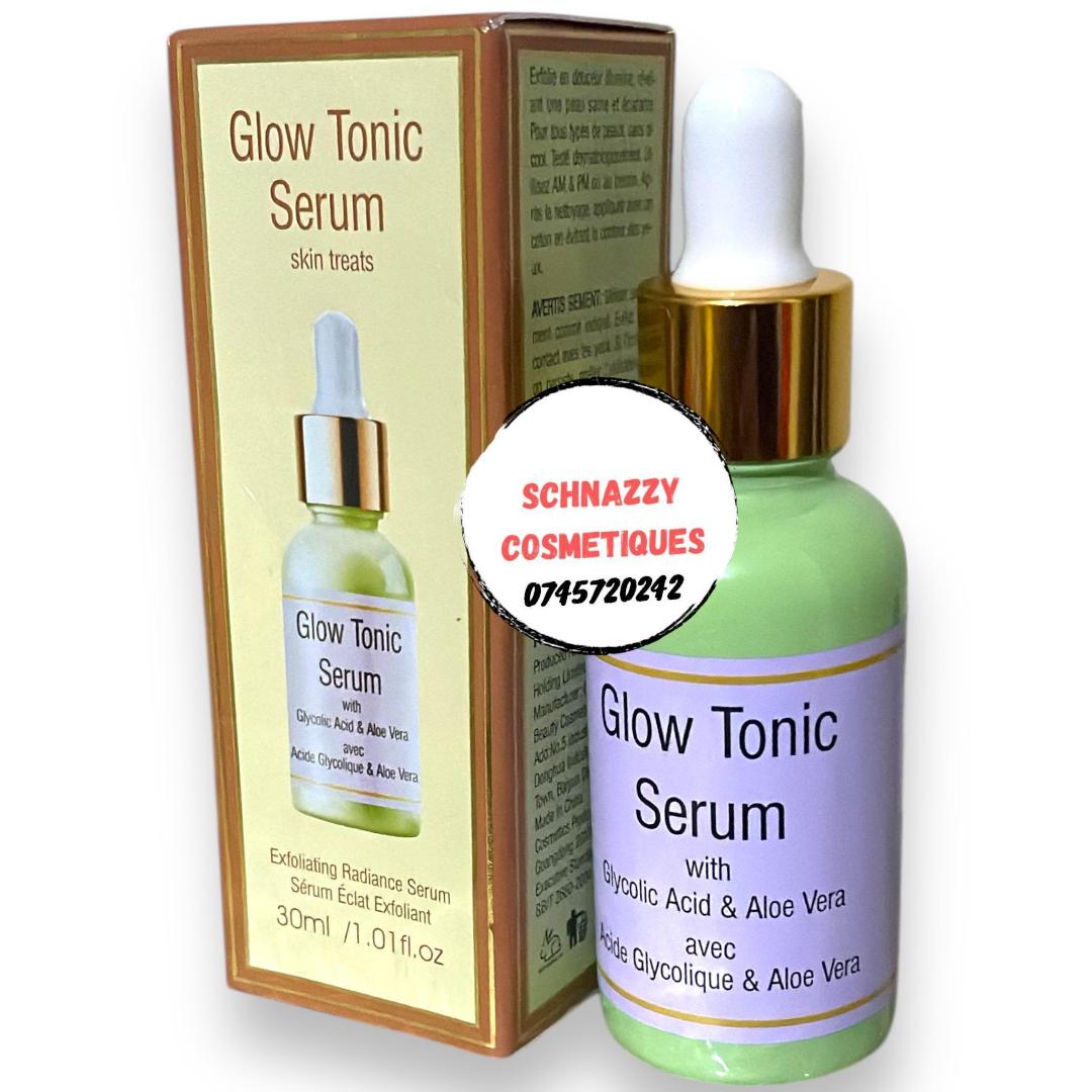 Pixi Glow Tonic Serum 30ml with Glycolic Acid Aloe Vera Gentle Exfoliating and Brightening