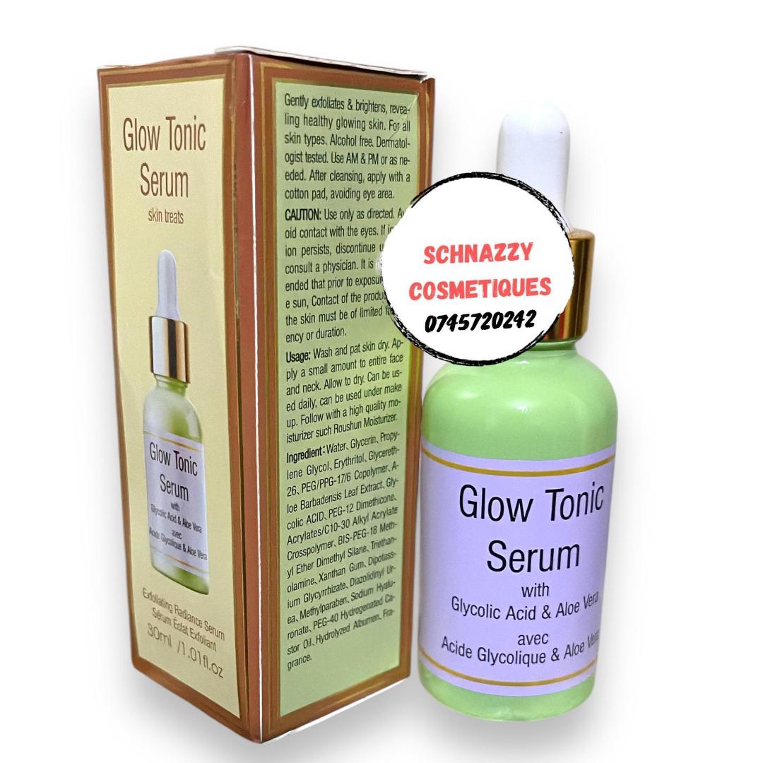 Pixi Glow Tonic Serum 30ml with Glycolic Acid Aloe Vera Gentle Exfoliating and Brightening