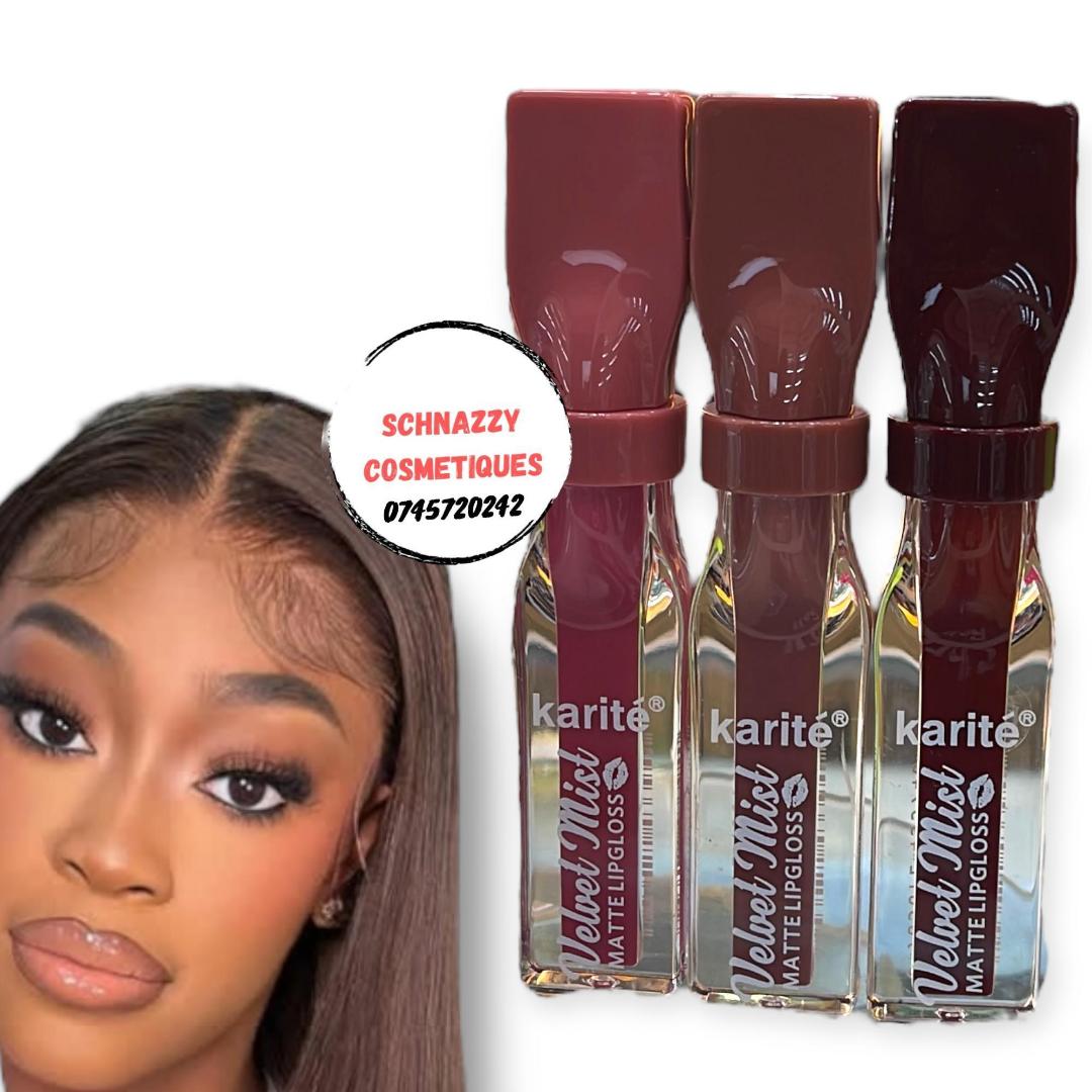 Nude Ombre Pout Subtle Color Glossy Lipoil Lipstick 3pcs Beaute Lippies Glide Smoothly Liquid Lipstick Set Highly Pigmented Long Lasting Non-Sticky