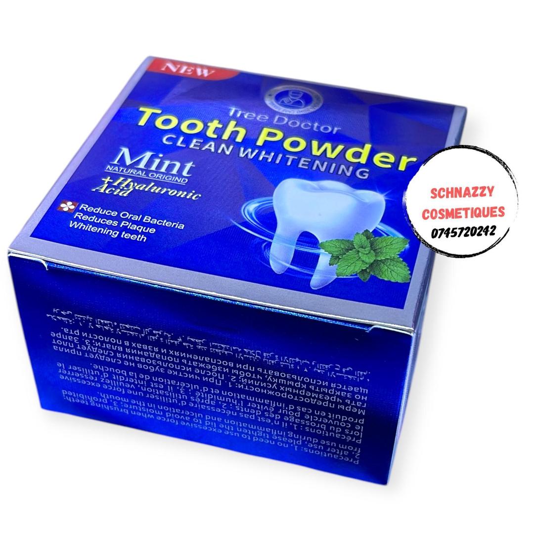 Tooth Powder Clean Whitening Reduce Oral Bacteria Reduce Plaque Freshens Breath Deep Cleansing Quality Oral Health Sparkling Smile