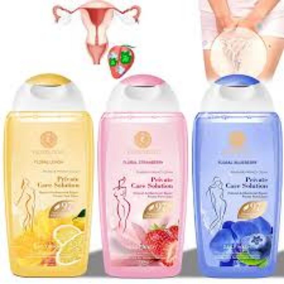Daily Wash Healthy Yoni Cleanse from Odor Irritation Discomfort PH Balance Gentle on Sensitive (Floral Lemon)
