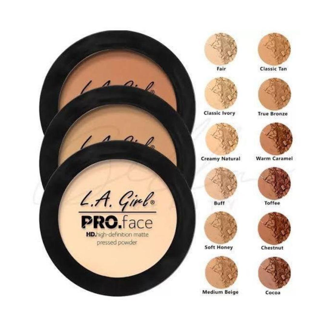 Pro Face Matte Pressed Powder High Definition Oil Control CREAMY NATURAL Get a flawless finish with PRO.Face Matte Pressed Powder. This long wearing, oil controlling formula can be applied alone for a